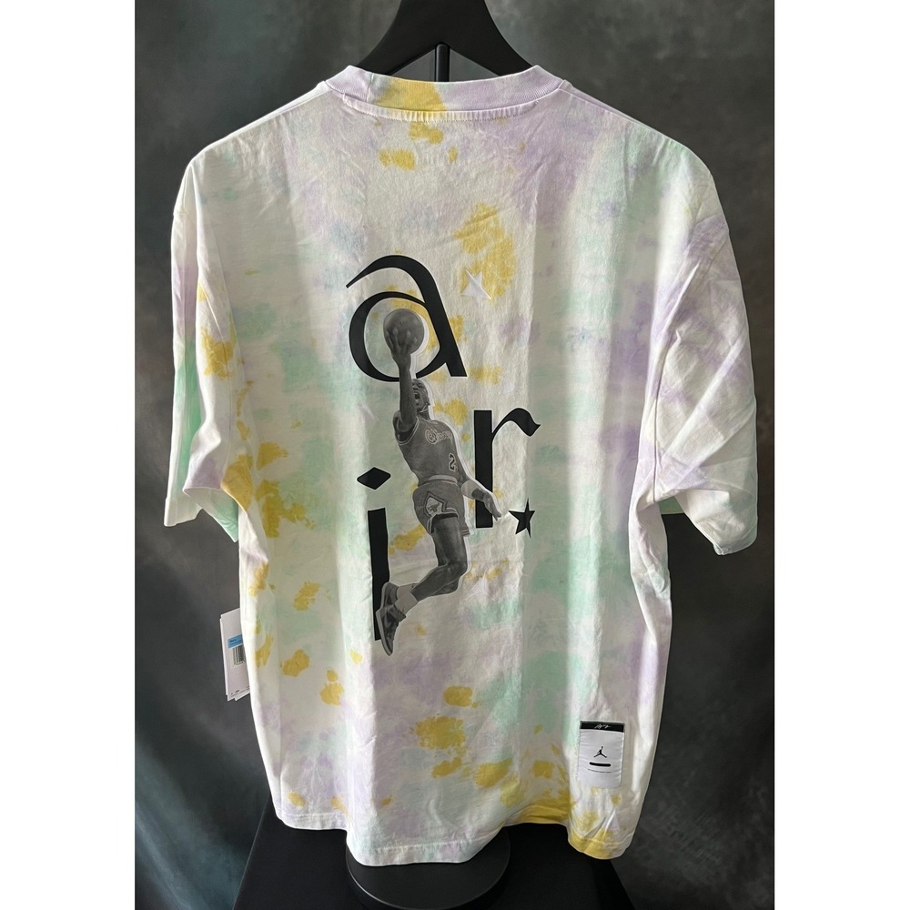 New Nike Air‎ Jordan Men's Tie Dye T-Shirt Michael Jordan Graphic Men's Medium